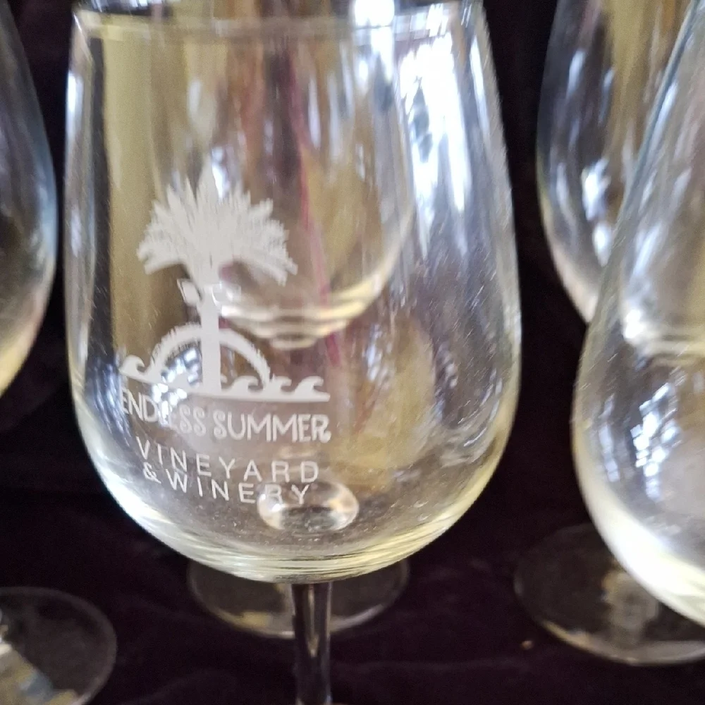 Stemmed Wine Glasses 7 Glasses